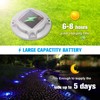 VOLISUN Solar Driveway Lights Dock Deck Lights 12 Pack,2 Colors