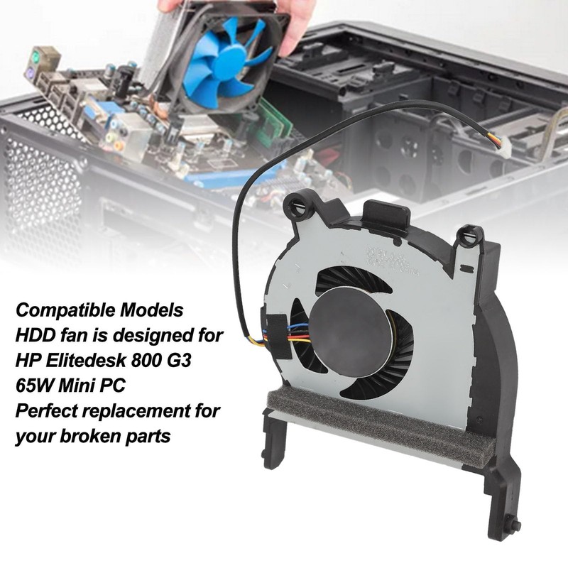 Mini PC CPU Cooling Fan, DC12V 0.5A 4 Pin CPU
