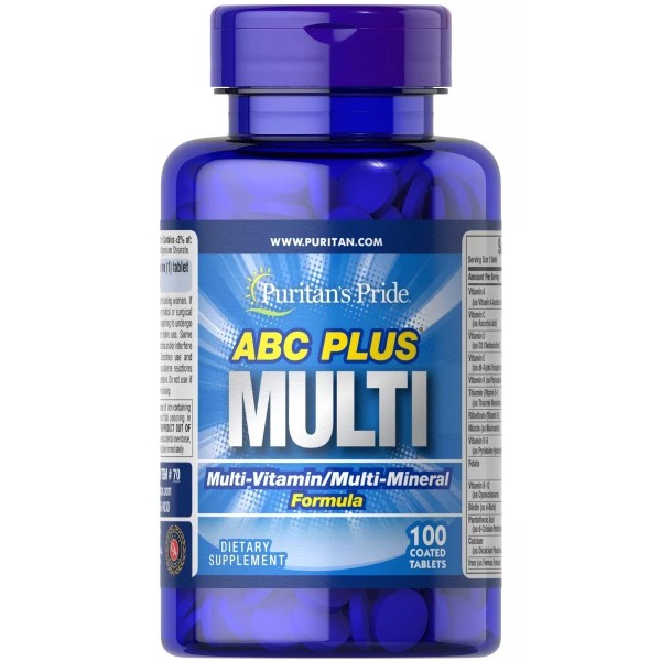 Puritan's Pride Abc Plus Multivitamin And Multi Mineal 100 Tablets