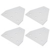 203040 T Shape Joining Plate Aluminium Alloy 5‑Hole Joint Bracket