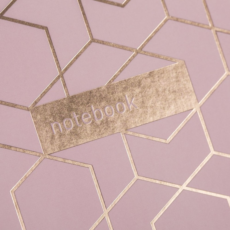 Matilda Myres Notebook - A5 Lined - Pink & Rose