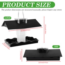 Bird Feeder, Bird Feeder House, Bird Feeder for Hanging, Bird Feeder for Hanging, Foldable for Balcony, Garden, Patio