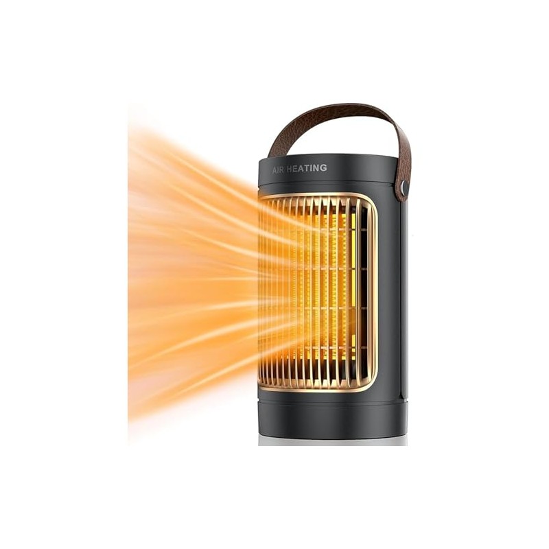 Portable Space Heater with Air Heating, 18 x 9 inches