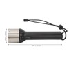 Diving Flashlight Black Dive Light 200lm 328ft IP68 Waterproof Compact