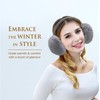 Onmygogo Plush Faux Fur Earmuff for Winter, Soft Warm and
