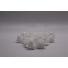 King Car Clips 20pcs Liftgate Moulding & Spoiler Retainer Clip KB8A-51-SJ3 for Mazda 3 CX-30 CX-5 2017-On (Light Yellow)