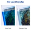 Avery Translucent Two Pocket Folder, Water Resistant, Holds up to