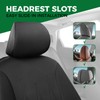 GIANT PANDA Polycotton Front Car Seat Cover, Universal Auto Cloth