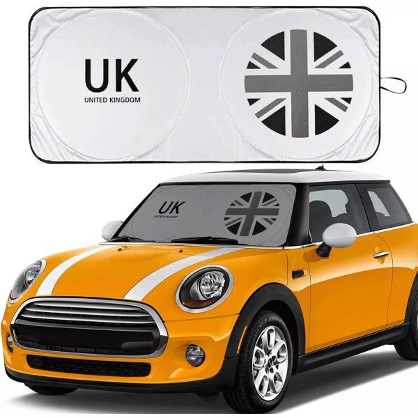 JYMAOYI For Mini Cooper Car Windshield Sun Shade Union Jack