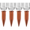 Plant Self-Watering Stakes for Indoor Outdoor Plants (4 Count) Terracotta