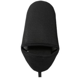 zenHome Outdoor Foot Cover, Mesh Knitting, Lightweight, Slippers, Washable, Portable Room Shoes, For Spring, Summer, Indoor Shoes, Socks Cover, Black