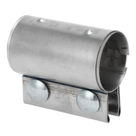 Hihaha Exhaust Pipe Clamp/Exhaust Muffler Tube Joint for Car Truck/Durable Stainless Steel 1.77" 87mm / 1 Pc Silver Tone