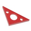 Aluminum Alloy Right Angle Ruler DIY Woodworking Triangle Ruler Measuring