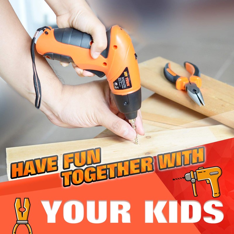 JoyTown Kids Real Power Drill Set – Electric Cordless Drill