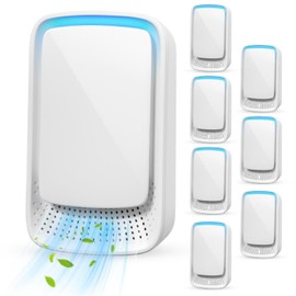 8Pcs Air Purifier Plug In,Negative Air Ionizer for Home Use,Filterless Mobile Air Ionizer,Quiet Operation Air Freshener for Kitchen,Home,Office Portable Mini Air Cleaner for Smoke Dust,Odor,Pets (8)