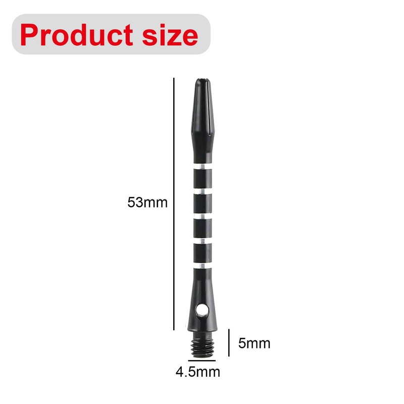 Yuiturt 15 Pcs Dart Shafts, Metal Dart Stems with 2BA