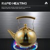 DOITOOL Heavy Duty Tea Kettle Stovetop Whistling Tea Kettle Stainless