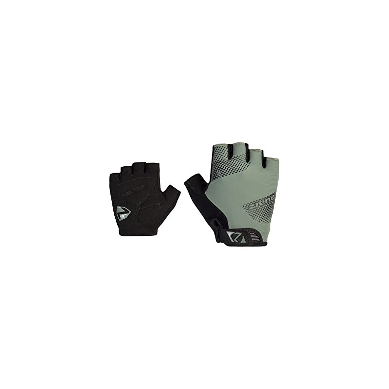 Ziener Adult Camillo Cycling Gloves Short Finger Breathable Cushioning Black