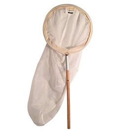 Educational Science Butterfly Net, Advanced Student, Detachable Wooden Handle and Muslin Band, BN200