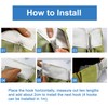INCREWAY Curtain Tape, 32.8ft/10m Curtain Heading Deep Pinch Pleat White