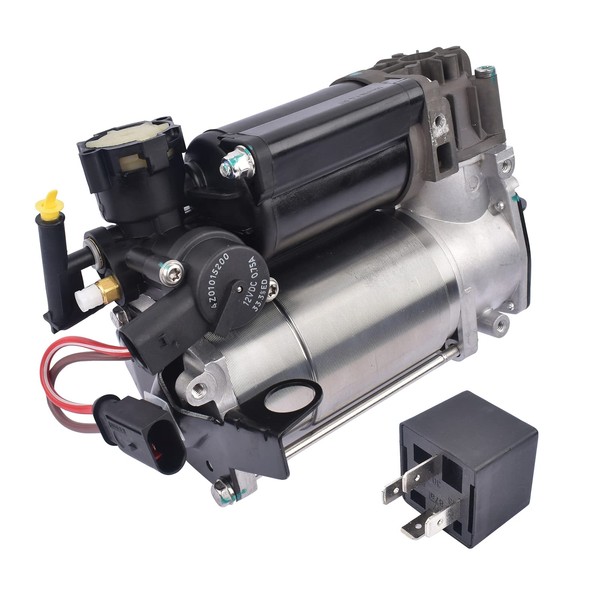 Woosphy Airmatic Air Suspension Air Ride Compressor Pump Replacement For Mercedes Benz E-Class W211 S211 S-Class CLS-Class AMG W220 C219 E320 E350 E500 S500 S600 CLS-Class 2203200104 2113200304