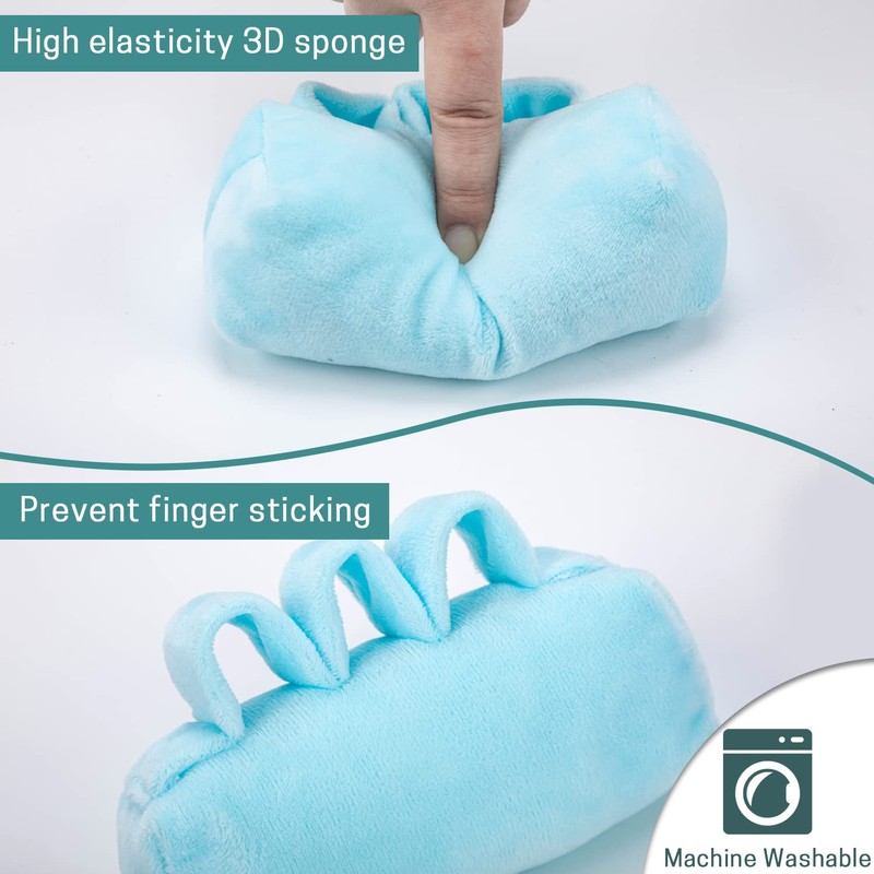 SWISSELITE Hand Contracture Cushion, Palm Grip with Elastic Band or