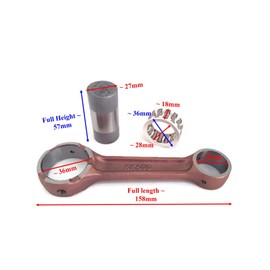 Boat Motor Connecting Rod Kit Assy 6K5-11650 6K5-11651 Crank Pin Bearing For Yamaha Outboard 60HP 70HP E 60 Engine