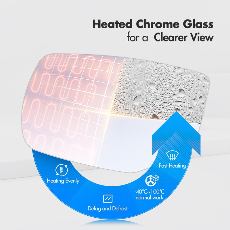 SNEMEEY Driver Side Mirror Replacement for Honda Accord 2013 2014