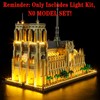MENZAVA Light Set Compatible with 21061 Notre-Dame de Paris Architecture