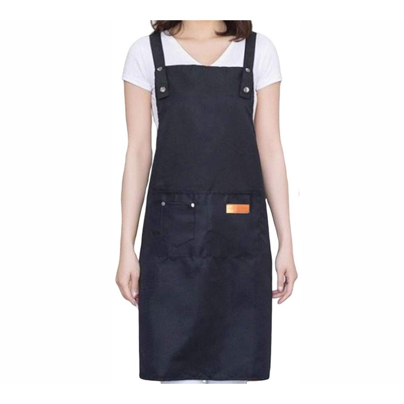 Carrotez H Style Adjustable Apron with 2 Pockets Waterproof Apron