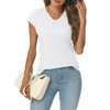 AUTOMET V Neck Tshirts for Women Trendy Basics Clothing Ladies