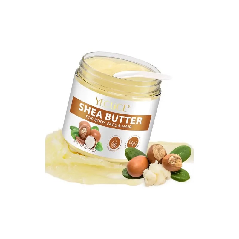 Manteca Karite Pura Natural Hidrata Piel Rostro Cabello 220g Neutra