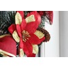 tinsel time 40cm Traditional Christmas Pine Wreath with Baubles, Assorted