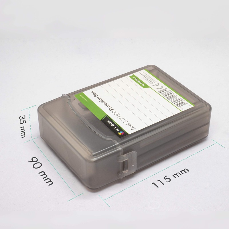 ICY BOX IB-AC6025-3 Set of 3 Dual Hard Drive Boxes