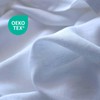 XZ XIFA White Linen Sheets Full Set, 100% Washed French