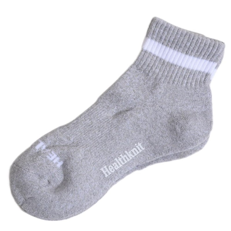 Health Knit HKAD23-SET01 Men's Unisex Socks, Elasticity, 3 PSET, D