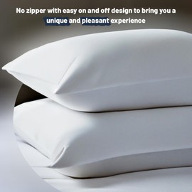 2 Pack Pink Pillowcases – Super Soft Cotton Bed Pillow Covers with Envelope Closure (50x80 cm) – Cozy and Comfortable