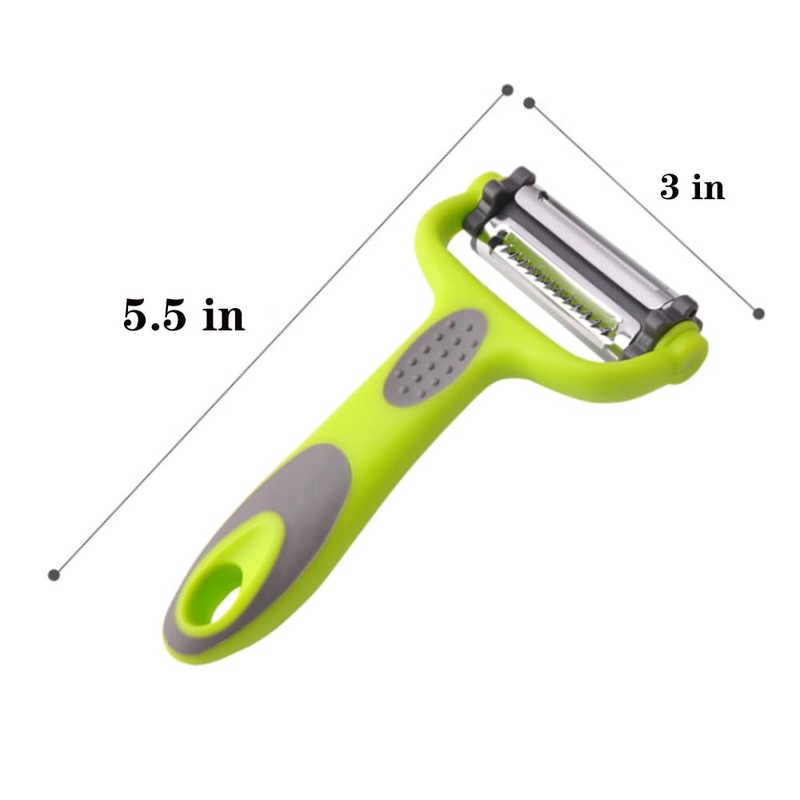 2 Pcs 3 in 1 Vegetable Peeler Multifunction Fruit Peeler
