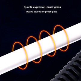 QOSEREN Adjustable Aquarium Heater with ctrololler and Protective Cover,100W Fish Tank Heater for 10-15 Gallon Fish Tank or Turtle Tank