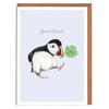 Puffin Good Luck Card - 'Good Luck' - Card for
