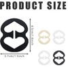 NT-ling Bra Strap Clips,Anti-Slip Buckles Conceal Straps for Back for