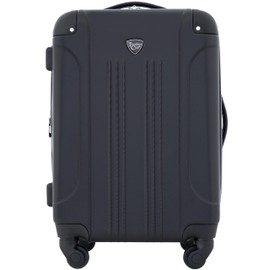 Travelers Club Chicago Hardside Expandable Spinner Luggage, Black, 20" Carry-On