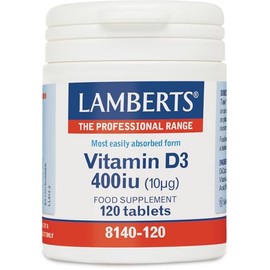 Lamberts Vitamin D3 400iu (10µg) 120 Tablets