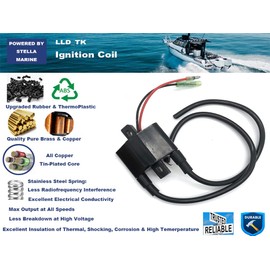 Ignition Coil for Yamaha Outboard 9.9HP 15HP 20HP 25HP 30HP 40HP 6G8-85570-21-00 6G8-85570-20-00