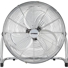 Optimus F-4122 F-4122 3-Speed 40-Watt 12-In. Industrial-Grade High-Velocity Floor Fan