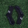 Premier Edge 3 Cross Black Grip Socks - Quantity: 1