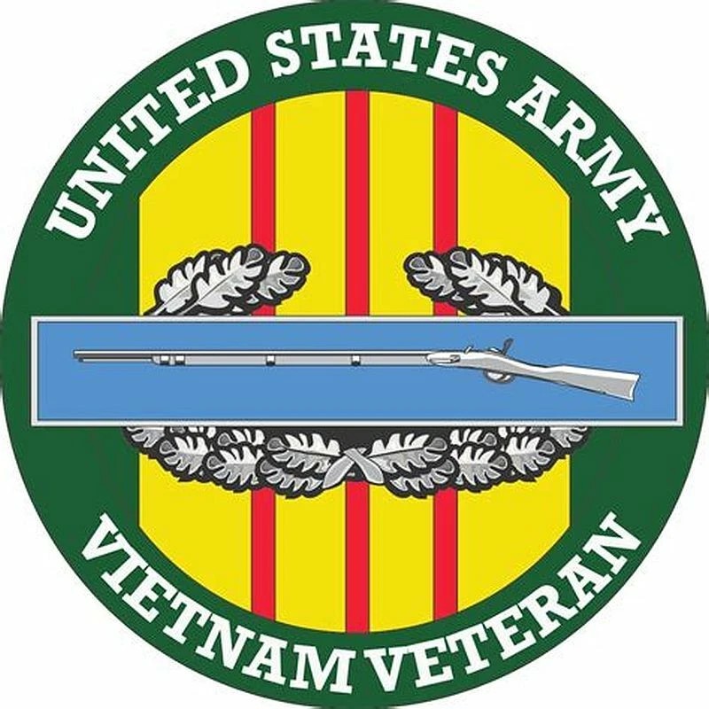 Military Branch support all. 4"X 4" vinyl. NEW. $2.68