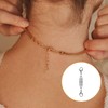 10pcs Necklace Extender Chains, 5 Sizes Bracelet Extender with Double