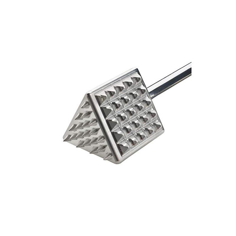Amco Houseworks 4-in-1 Metal Meat Tenderiser Mallet, 23 cm (9"),