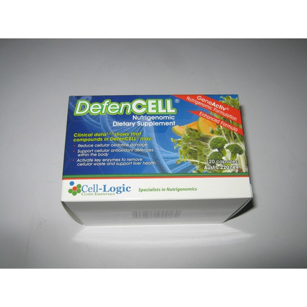 1 x 120 capsules CELL LOGIC DefenCell ( Nutrigenomic dietary supplement )